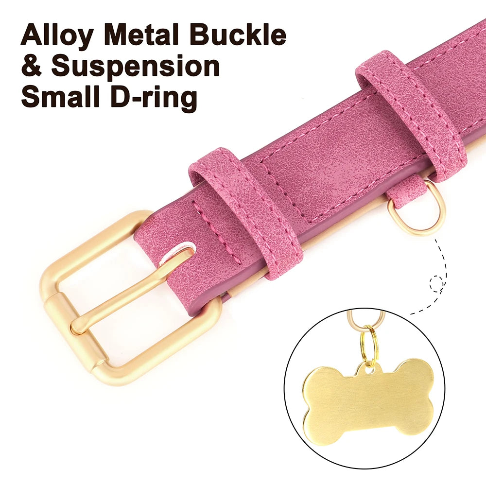 Elegant Personalized Dog Collar
