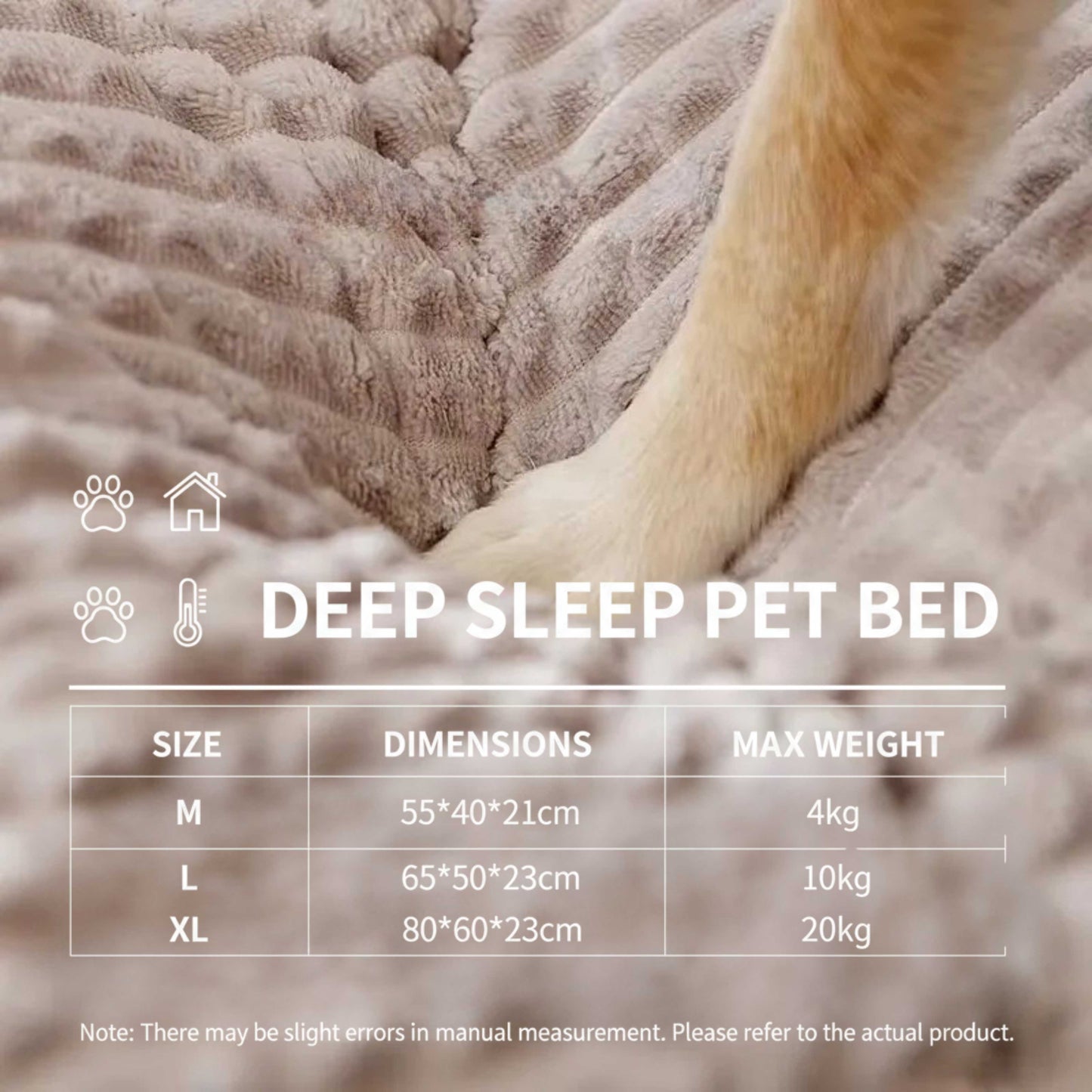 Cozy Cloud Non-Slip Winter Pet Bed